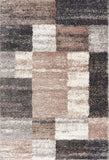 8' X 11' Beige Modern Blocks Area Rug - Homeroots - Flyclothing LLC