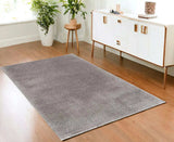 4' X 6' Gray Modern Solid Shag Area Rug - Homeroots - Flyclothing LLC