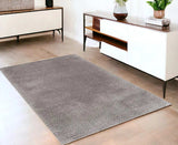 4' X 6' Ivory Modern Solid Shag Area Rug - Homeroots - Flyclothing LLC