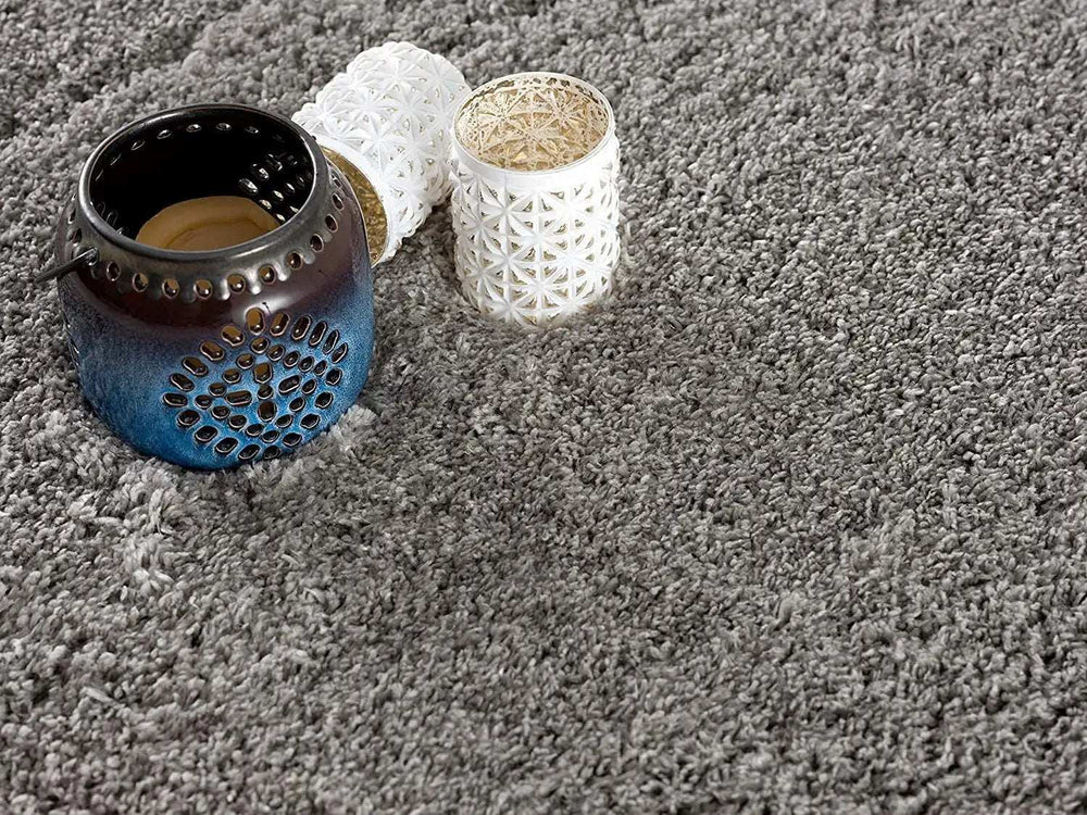 8' X 11' Ivory Modern Solid Shag Area Rug - Homeroots - Flyclothing LLC