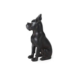Black Resin Boxer Dog Shaped Decor Piece - Homeroots - Flyclothing LLC