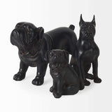 Black Resin Boxer Dog Shaped Decor Piece - Homeroots - Flyclothing LLC