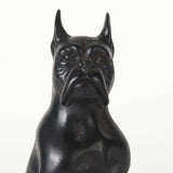 Black Resin Boxer Dog Shaped Decor Piece - Homeroots - Flyclothing LLC
