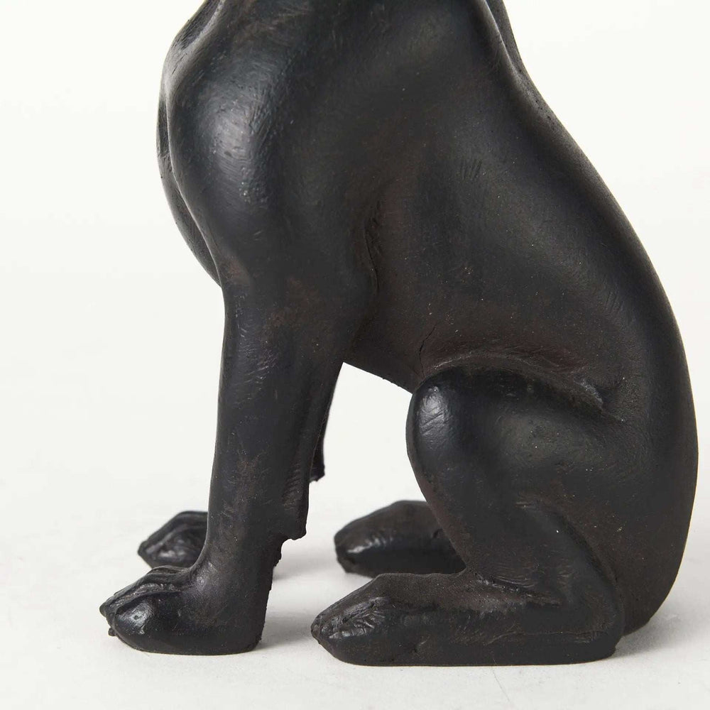 Black Resin Boxer Dog Shaped Decor Piece - Homeroots - Flyclothing LLC