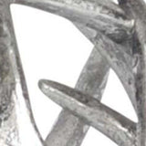 Silver Resin Antler Shaped Sculpture - Homeroots - Flyclothing LLC