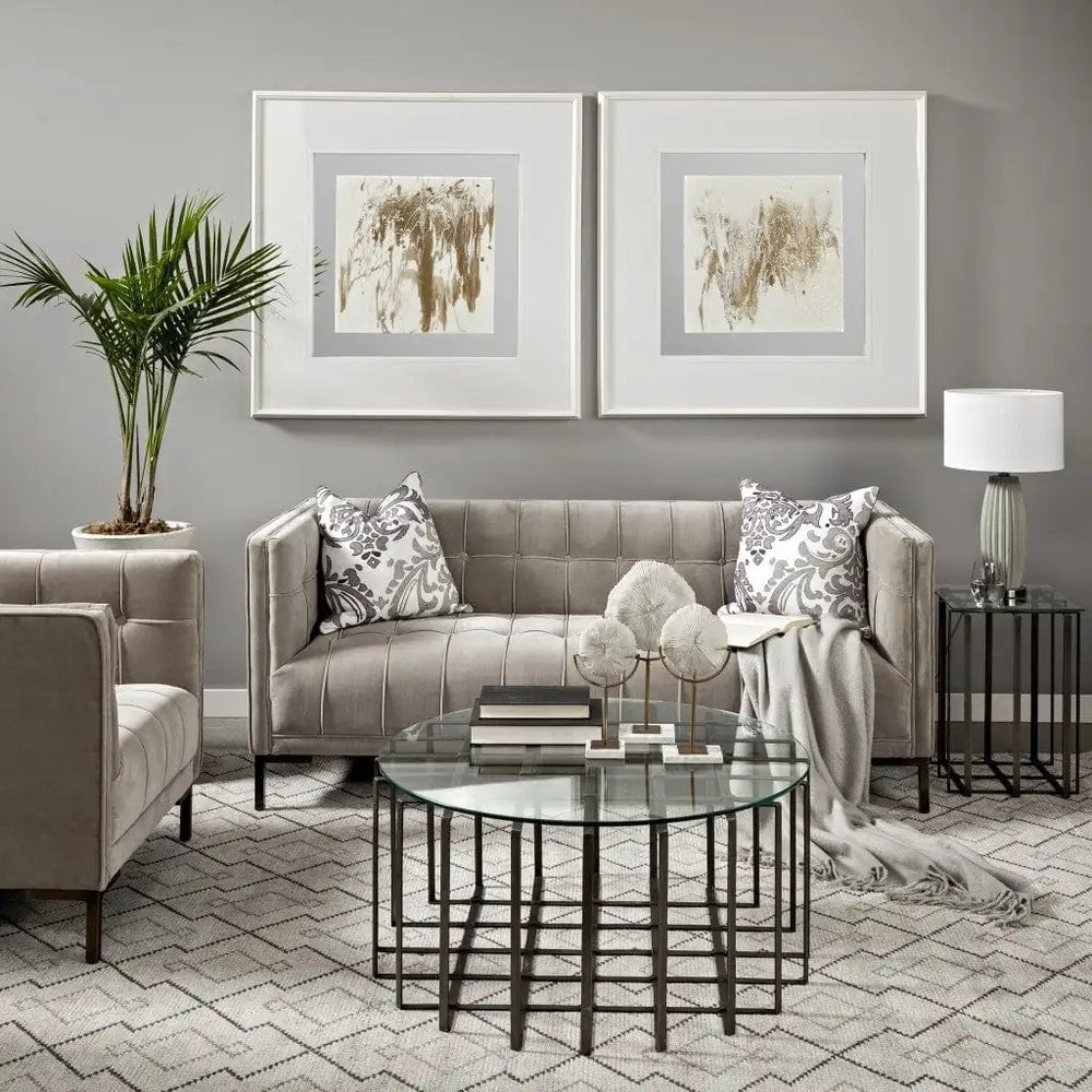 15" Gold and White Metal and Resin Sand Dollar Tabletop Sculpture - Homeroots - Flyclothing LLC