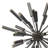 Petite Black Metal Spiked Sculpture - Homeroots - Flyclothing LLC