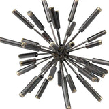 Petite Black Metal Spiked Sculpture - Homeroots - Flyclothing LLC