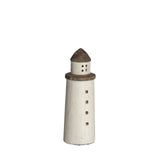 White Petite Rustic Wooden Lighthouse - Homeroots - Flyclothing LLC