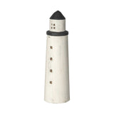 White Jumbo Rustic Wooden Lighthouse - Homeroots - Flyclothing LLC
