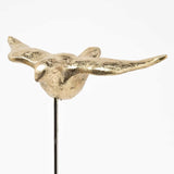 Set Of Three Gold Bird Sculptures - Homeroots - Flyclothing LLC