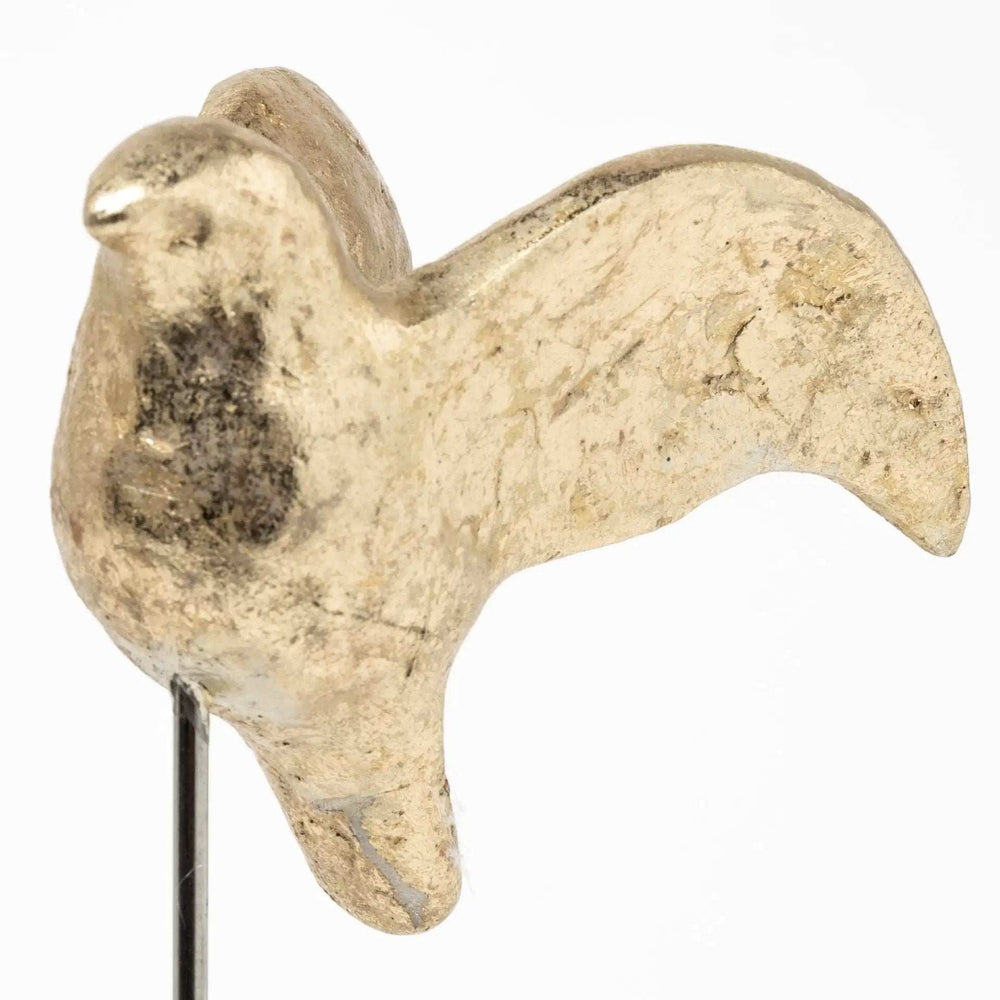 Set Of Three Gold Bird Sculptures - Homeroots - Flyclothing LLC