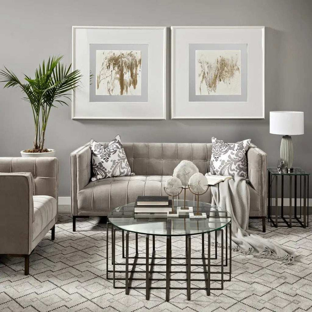 Petite White And Gold Coastal Sculpture - Homeroots - Flyclothing LLC