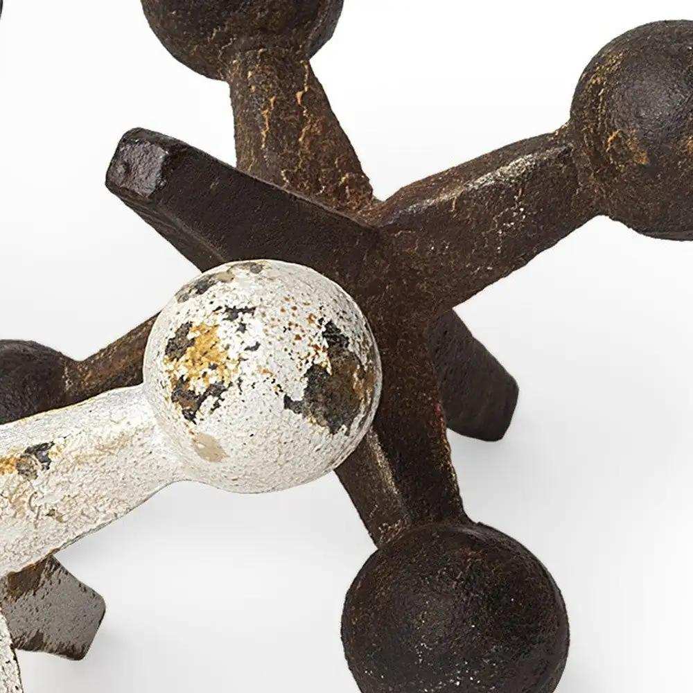 Set Of Three Iron Jack Sculptures - Homeroots - Flyclothing LLC