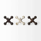 Set Of Three Iron Jack Sculptures - Homeroots - Flyclothing LLC