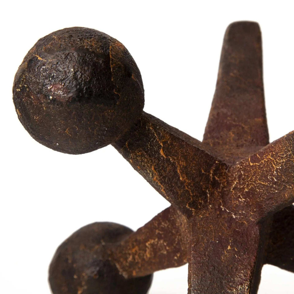 Set Of Three Iron Jack Sculptures - Homeroots - Flyclothing LLC