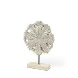 Petite Wood And Metal Floral Decor Piece - Homeroots - Flyclothing LLC