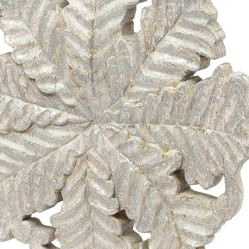 Petite Wood And Metal Floral Decor Piece - Homeroots - Flyclothing LLC