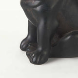 Black Resin Pug Dog Sculpture - Homeroots - Flyclothing LLC