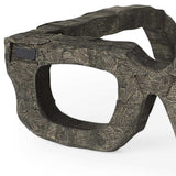 Eugene Rustic Brown Wooden Eyeglass Sculpture - Homeroots - Flyclothing LLC