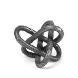 Petite Silver Metal Chain Link Sculpture - Homeroots - Flyclothing LLC