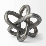 Petite Silver Metal Chain Link Sculpture - Homeroots - Flyclothing LLC