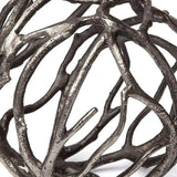 Silver Metal Tree Branch Sculpture - Homeroots - Flyclothing LLC