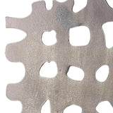 18" Gray Metal Sculpture Tabletop Sculpture - Homeroots