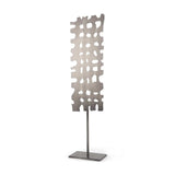 Gray Metal Decor Piece - Homeroots - Flyclothing LLC