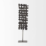 Gray Metal Decor Piece - Homeroots - Flyclothing LLC