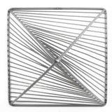 Contemporary Gray Metal Triangular Decor Piece - Homeroots - Flyclothing LLC