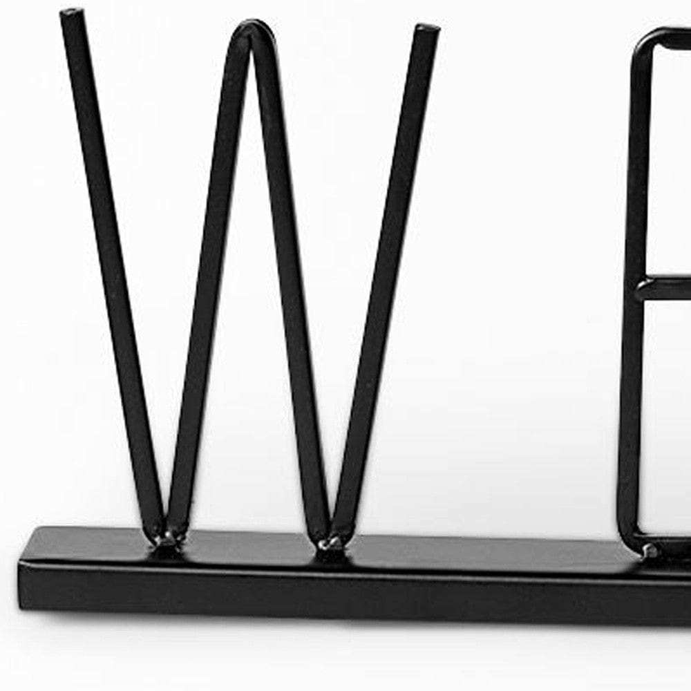 Black Metal Welcome Sign - Homeroots - Flyclothing LLC