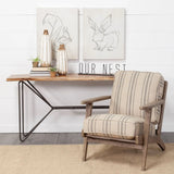 24" Black Metal Our Nest Tabletop Sculpture - Homeroots