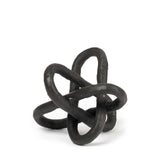 Petite Black Metal Chain Link Sculpture - Homeroots - Flyclothing LLC