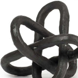 Petite Black Metal Chain Link Sculpture - Homeroots - Flyclothing LLC