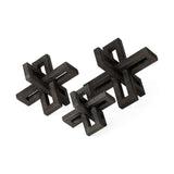 Set Of Three Black Metal Decorative Jacks - Homeroots - Flyclothing LLC