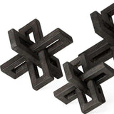 Set Of Three Black Metal Decorative Jacks - Homeroots - Flyclothing LLC