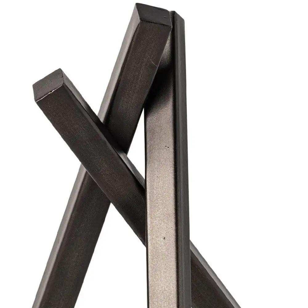 Petite Black Metal Geometric Decor Piece - Homeroots - Flyclothing LLC