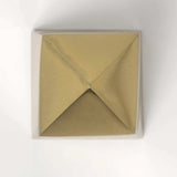 Set Of Two Gold Metal Elongated Pyramid Decor Pieces - Homeroots - Flyclothing LLC