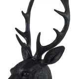 Black Resin Suited Deer Bust Sculpture - Homeroots - Flyclothing LLC