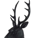 Black Resin Suited Deer Bust Sculpture - Homeroots - Flyclothing LLC