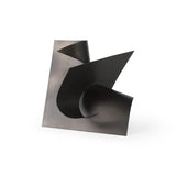 12" Contempo Antiqued Black Abstract Sculpture - Homeroots - Flyclothing LLC