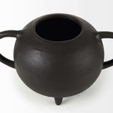 Black Matte Metal Italian Inspired Bowl - Homeroots - Flyclothing LLC