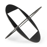 Black Metal Geometric Decor Piece - Homeroots - Flyclothing LLC