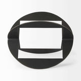 Black Metal Geometric Decor Piece - Homeroots - Flyclothing LLC