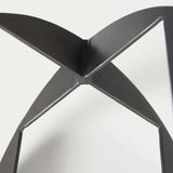 Black Metal Geometric Decor Piece - Homeroots - Flyclothing LLC