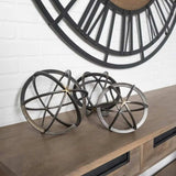 Black Metal Circular Decorative Object - Homeroots - Flyclothing LLC