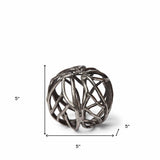 Petite Silver Metal Tree Branch Sculpture - Homeroots - Flyclothing LLC