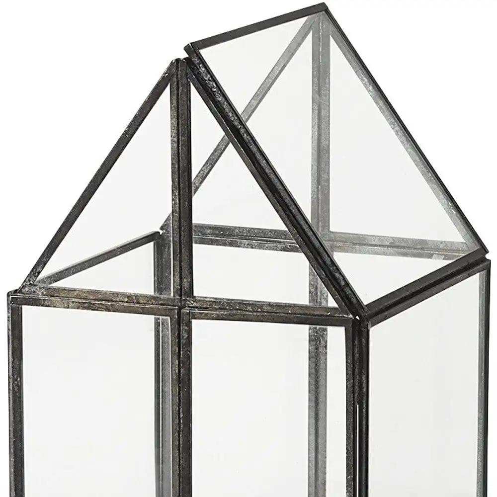 Petite House Shaped Glass Terrarium - Homeroots - Flyclothing LLC