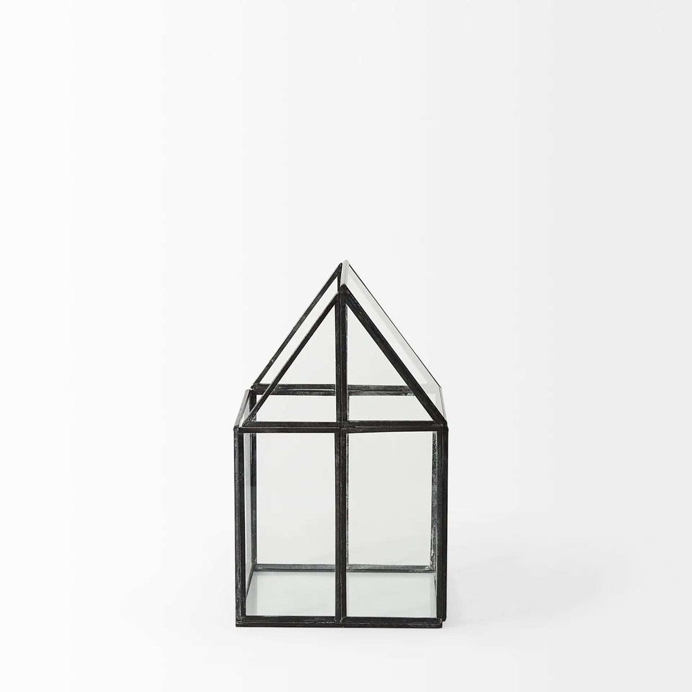 Petite House Shaped Glass Terrarium - Homeroots - Flyclothing LLC